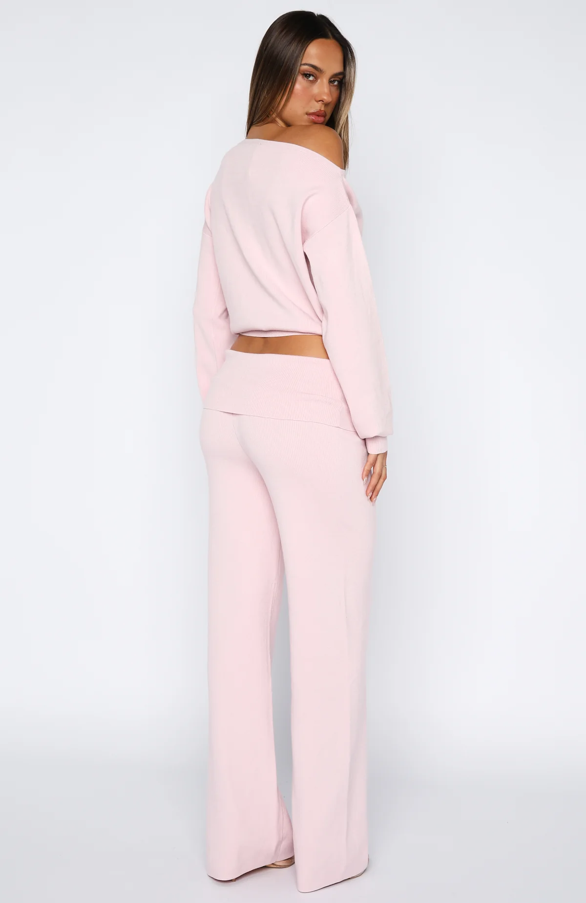 Can't Find The Words Knit Pants Pink - Image 4