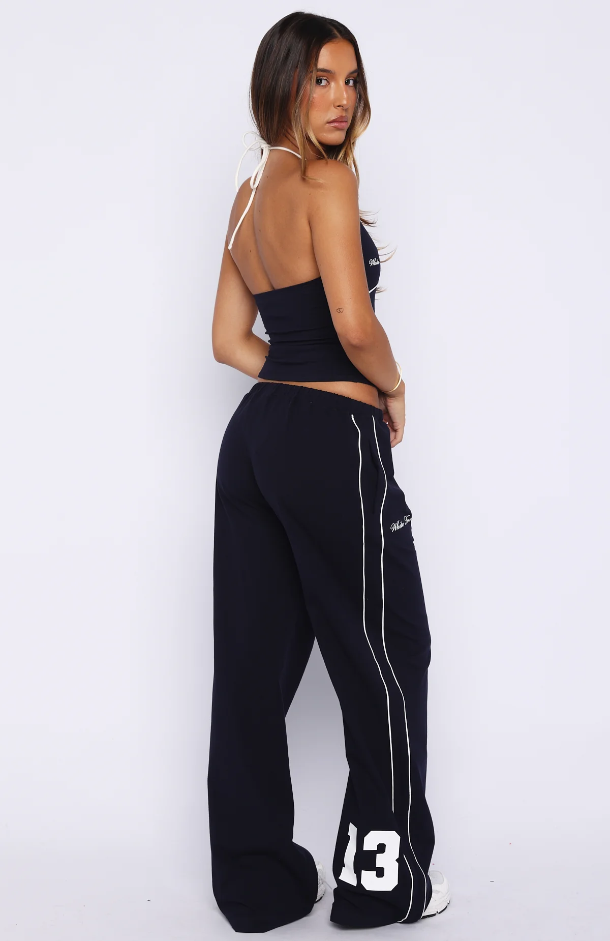 Can't Help The Feeling Track Pants Navy - Image 2