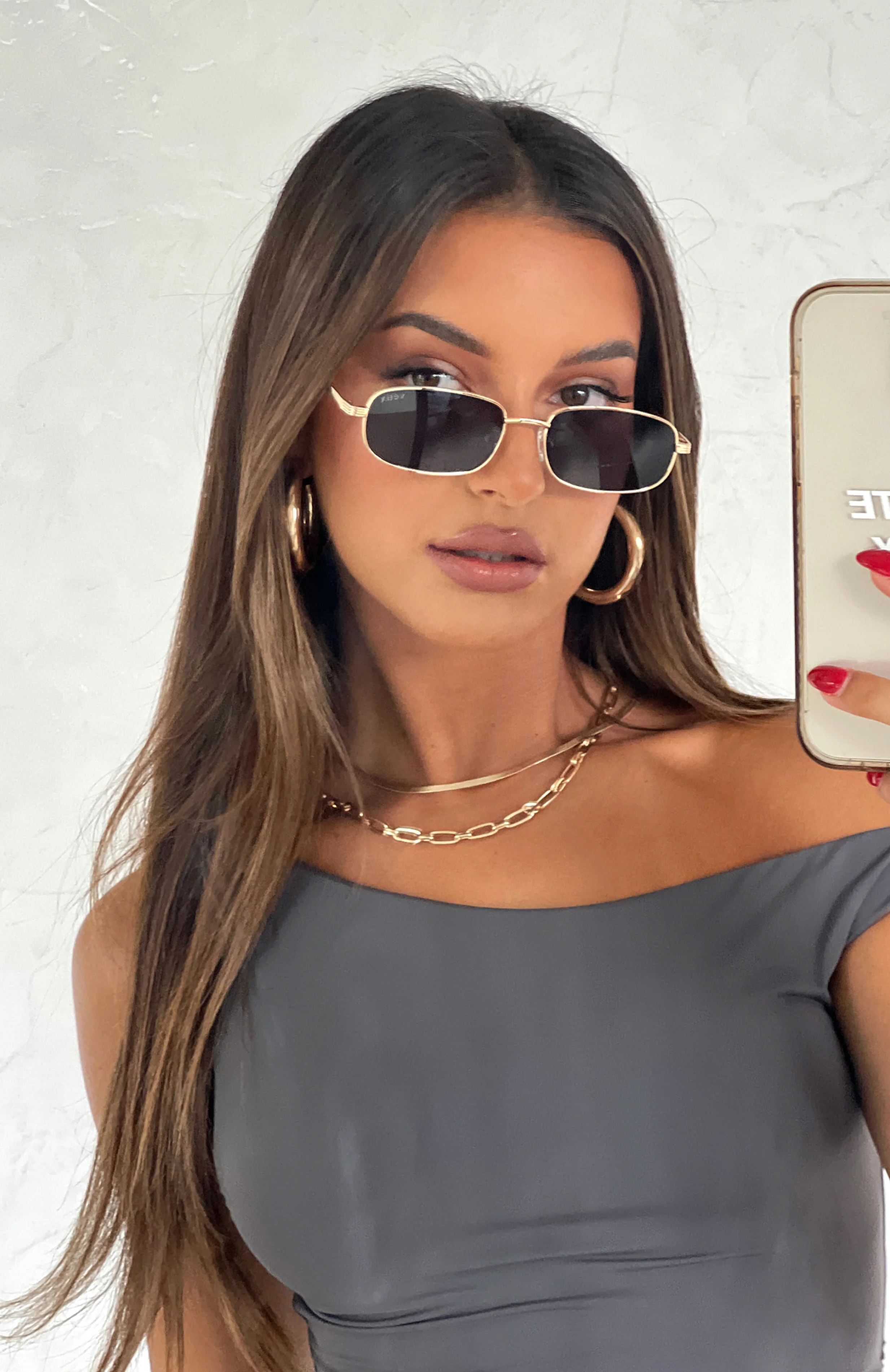 Canyon Sunglasses Gold/Black Lens - Image 5