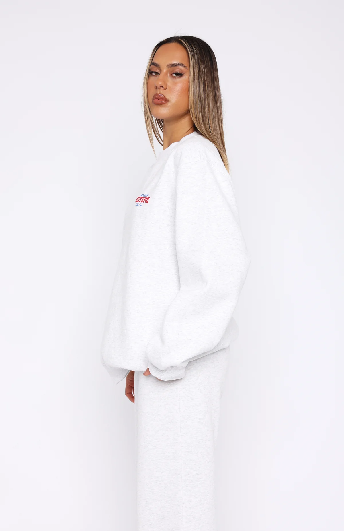 Capsule 9 Rodeo Crew Oversized Sweater Grey Marle - Image 3