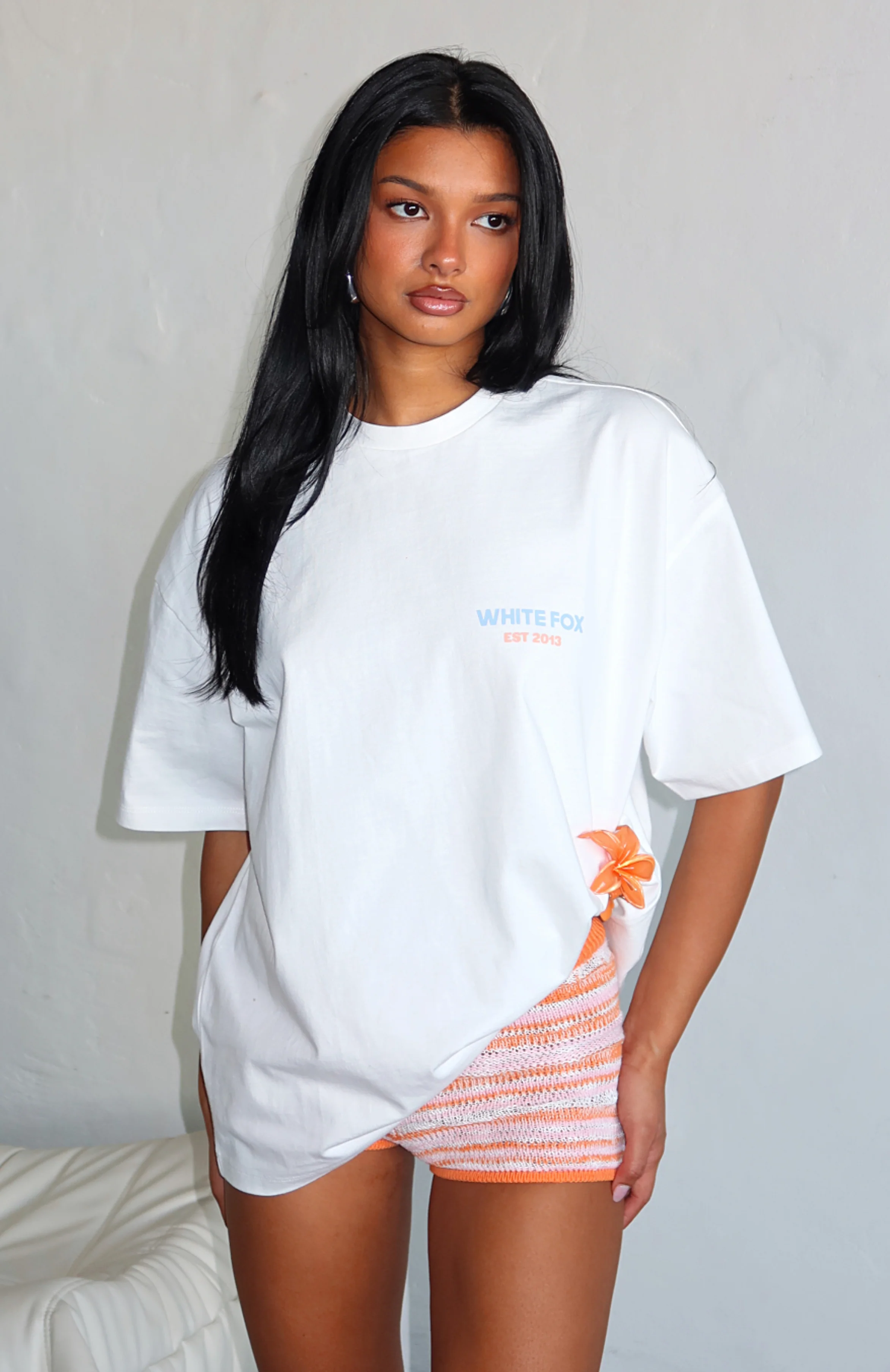 Care For You Oversized Tee White - Image 2