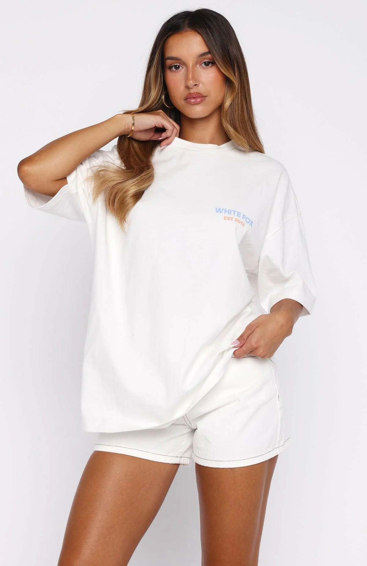 Care For You Oversized Tee White - Image 3