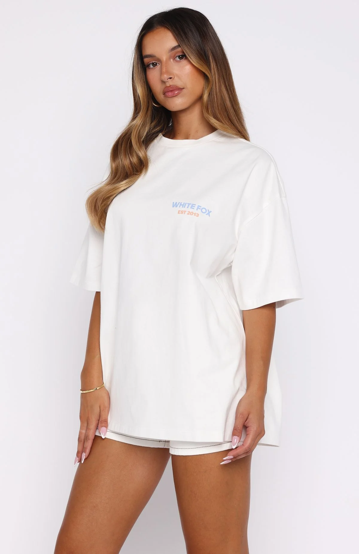 Care For You Oversized Tee White - Image 4