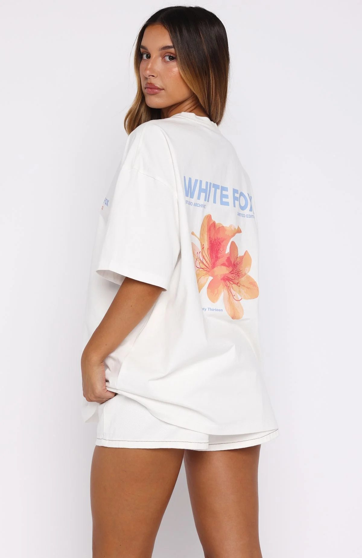 Care For You Oversized Tee White - Image 5