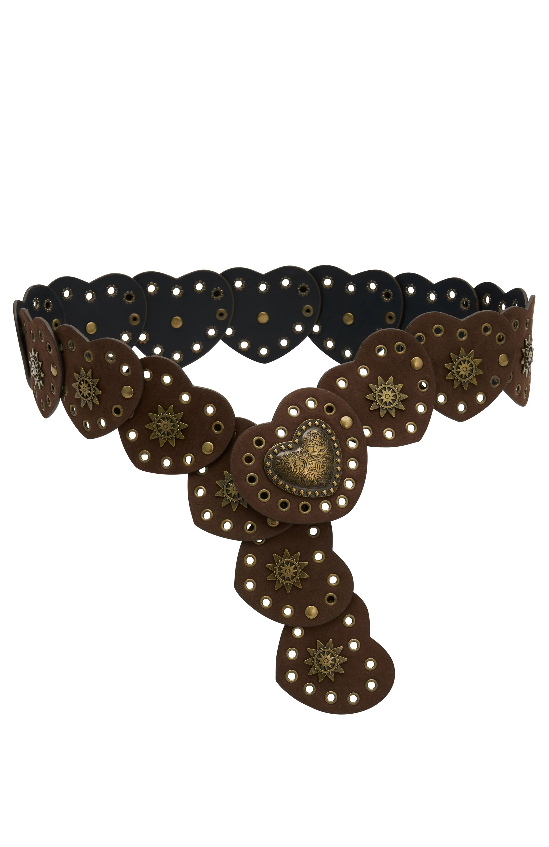 Carson Belt Chocolate/Gold - Image 2