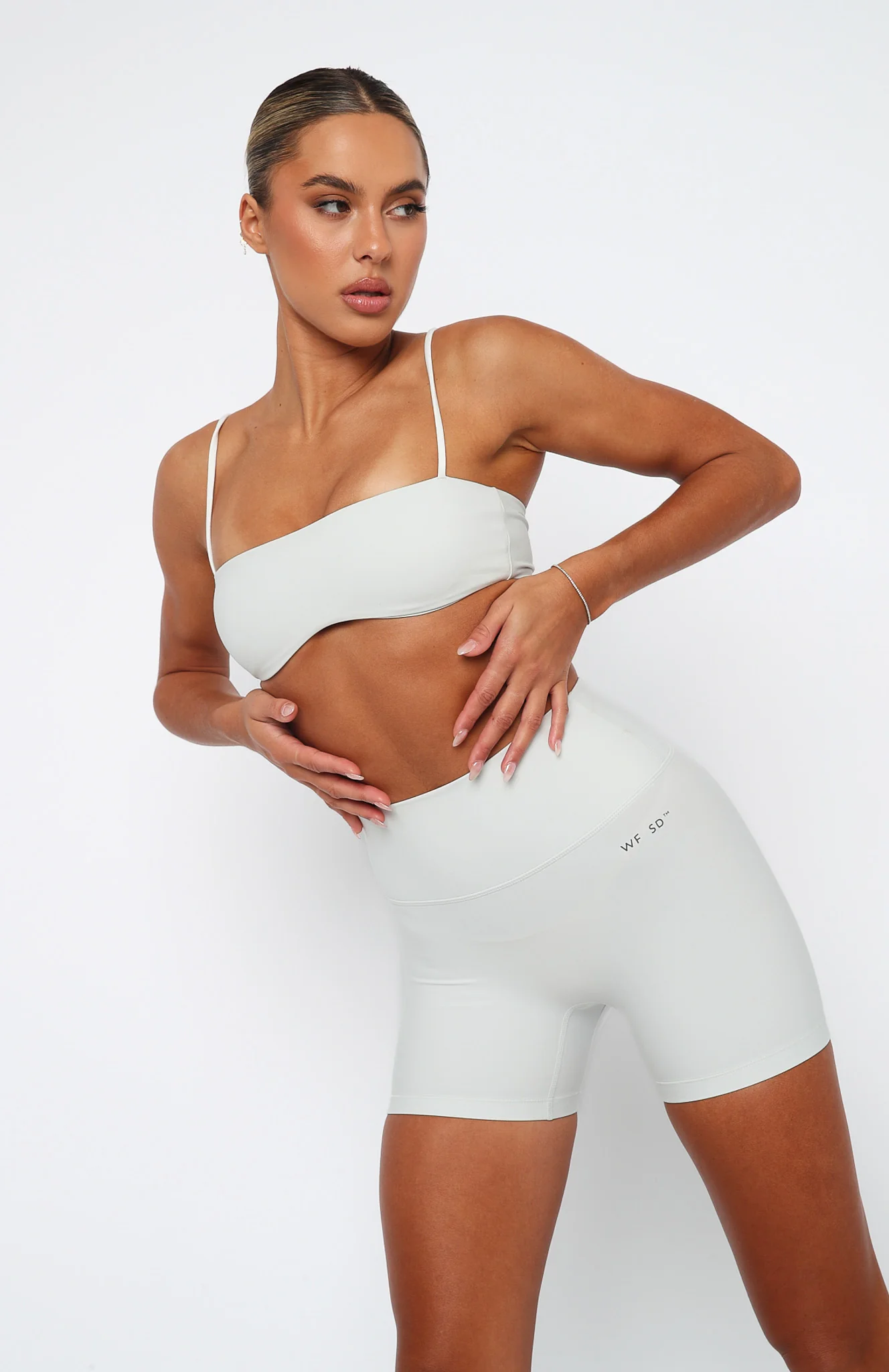Carter Bike Shorts Oyster - Image 3