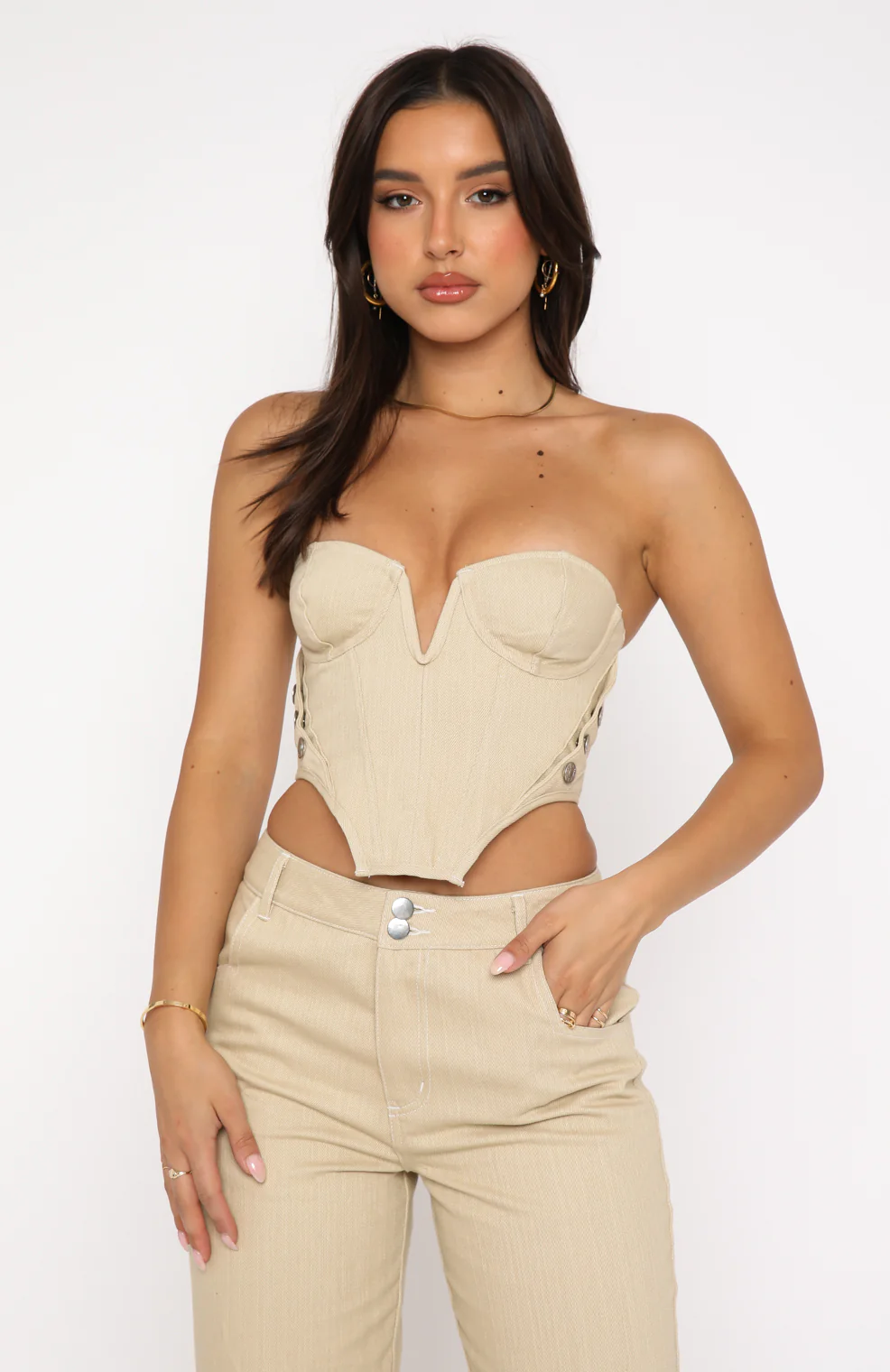 Change My Mind Bustier Oatmeal - Image 2