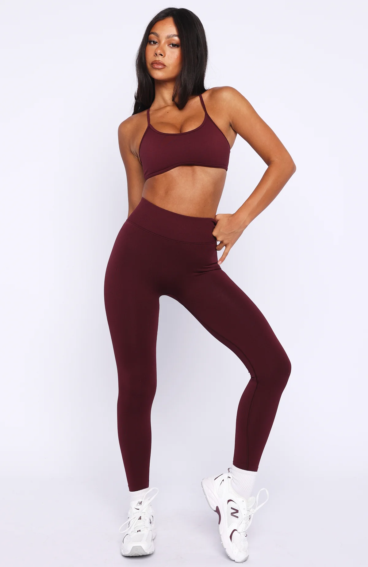 Charge Seamless Leggings Merlot - Image 3