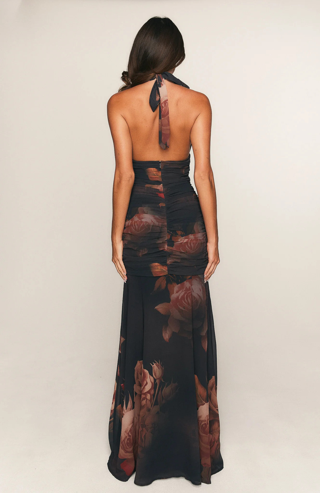 Cherish The Thought Maxi Dress Midnight Silk - Image 3