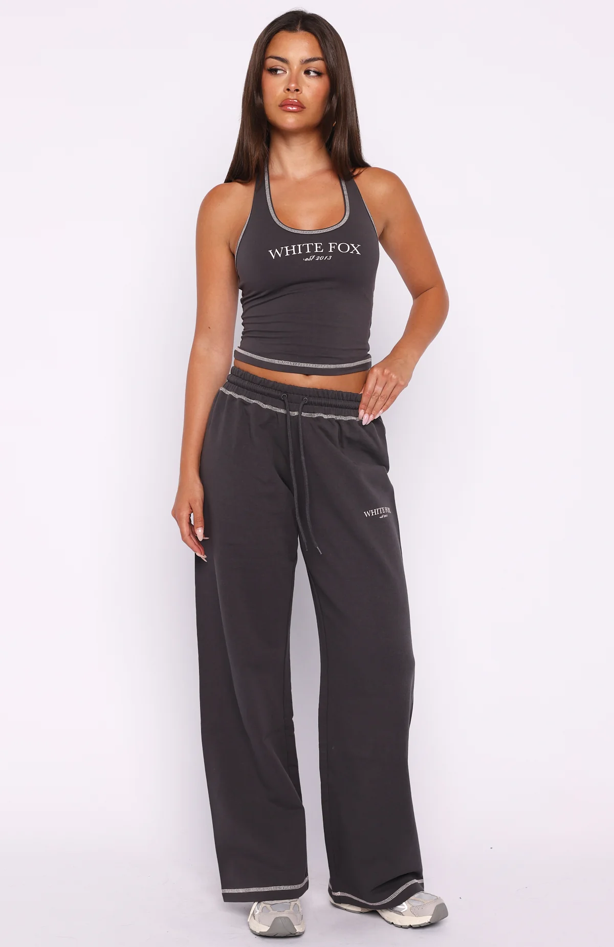 Chill In Style Halter Top Charcoal - Image 5