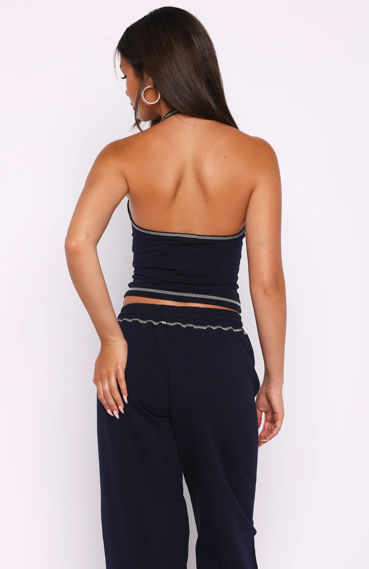 Chill In Style Halter Top Navy - Image 5