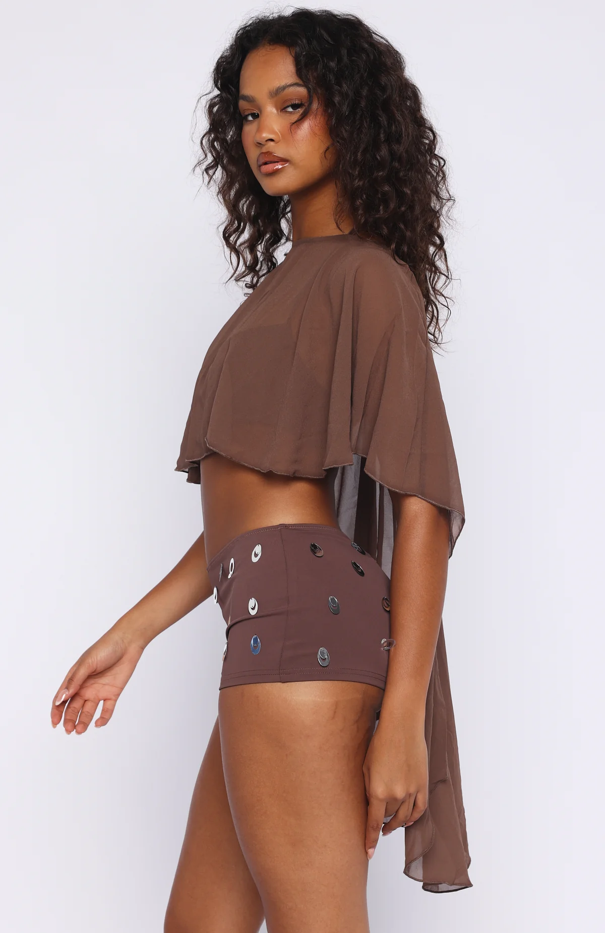 Cloudline Poncho Top Toasted Coconut - Image 4
