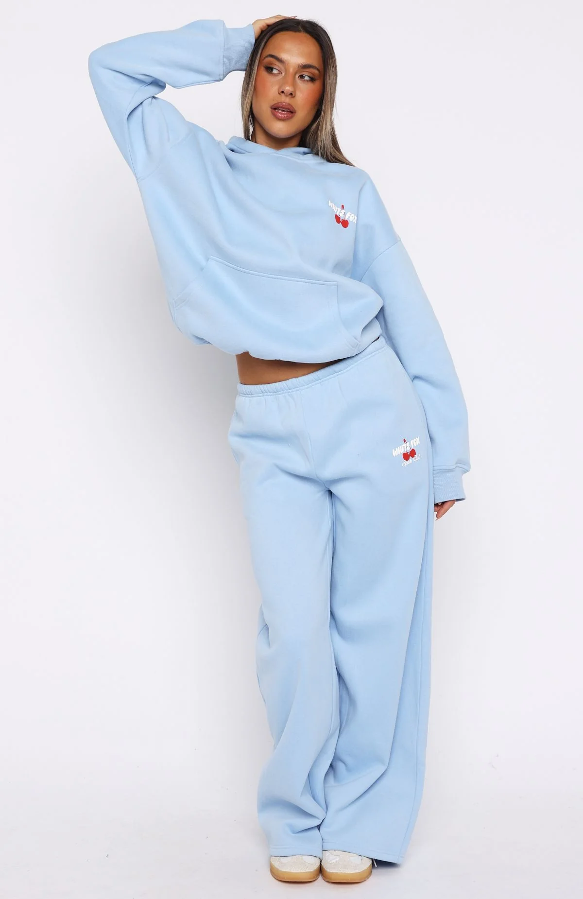 Club 14 Cassie Boxy Hoodie Blue - Image 5