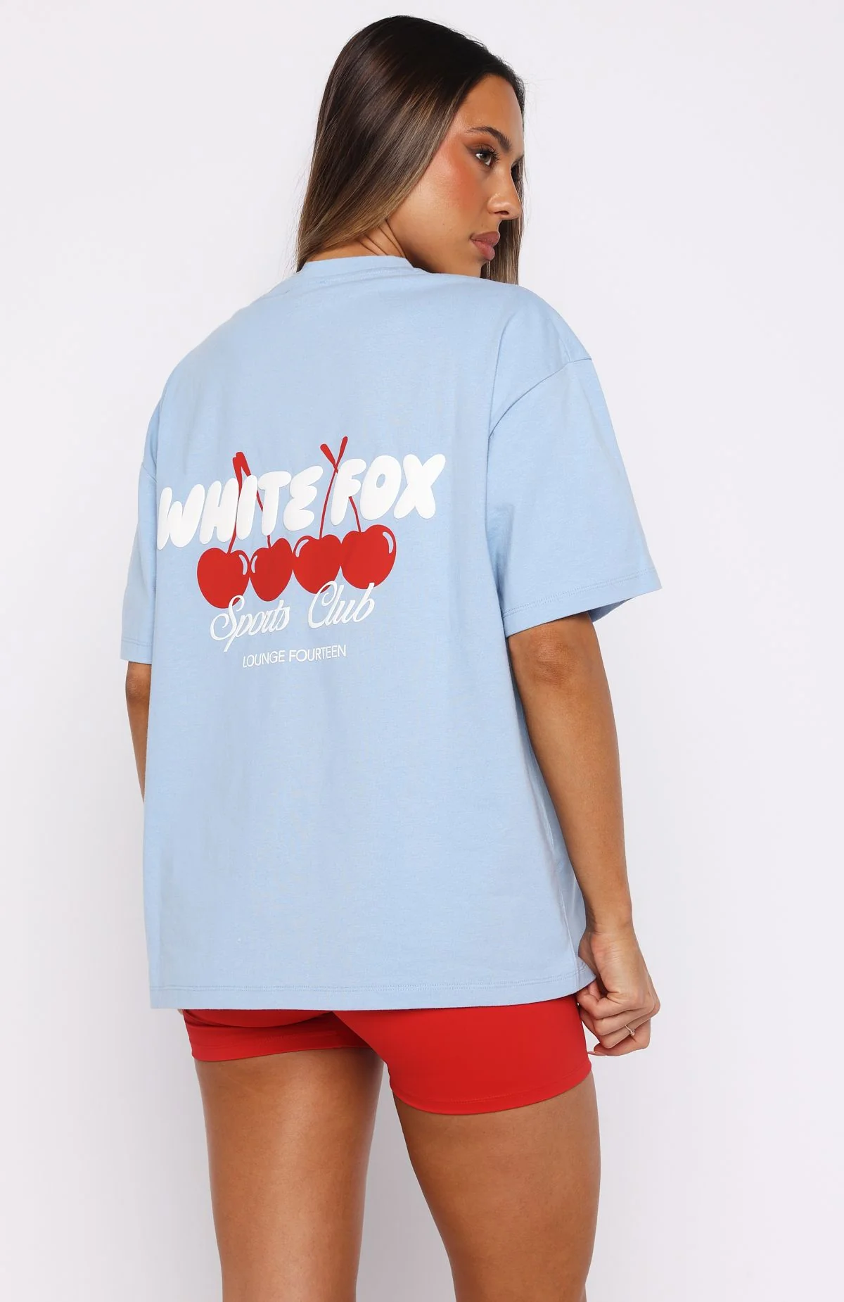 Club 14 Cassie Oversized Tee Blue - Image 5