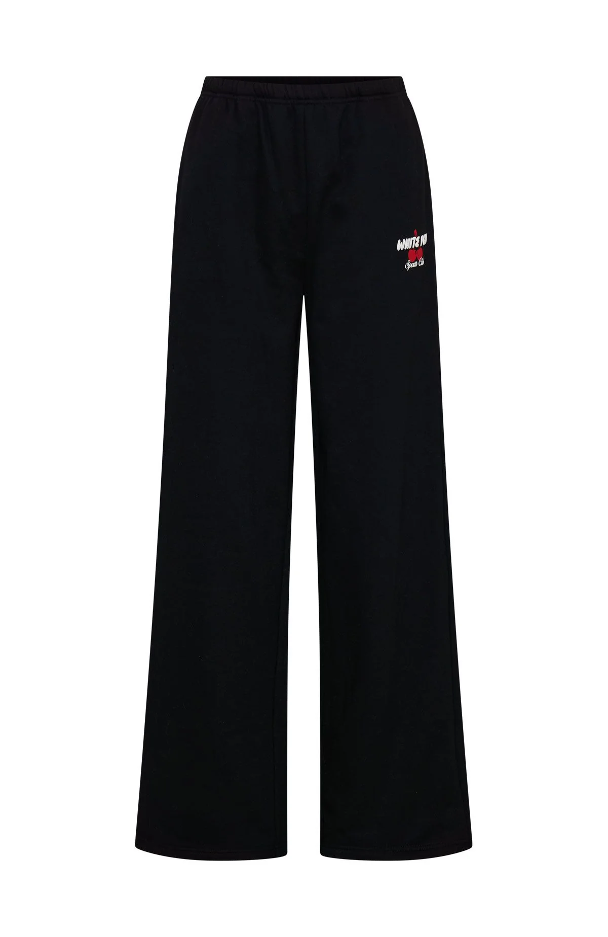 Club 14 Cassie Wide Leg Sweatpants Black - Image 5