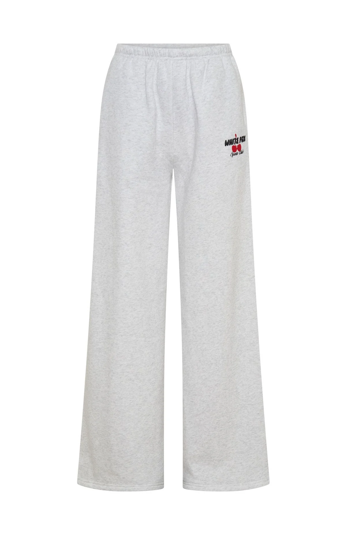 Club 14 Cassie Wide Leg Sweatpants Grey Marle - Image 6