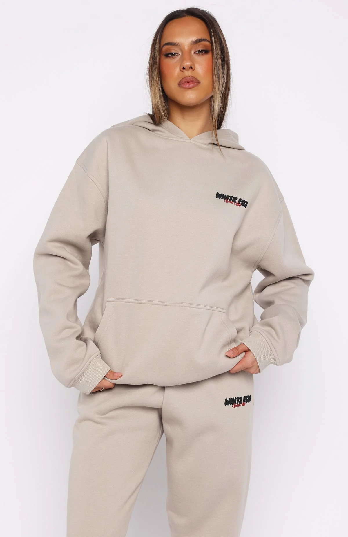 Club 14 Trinity Oversized Hoodie Moon - Image 3
