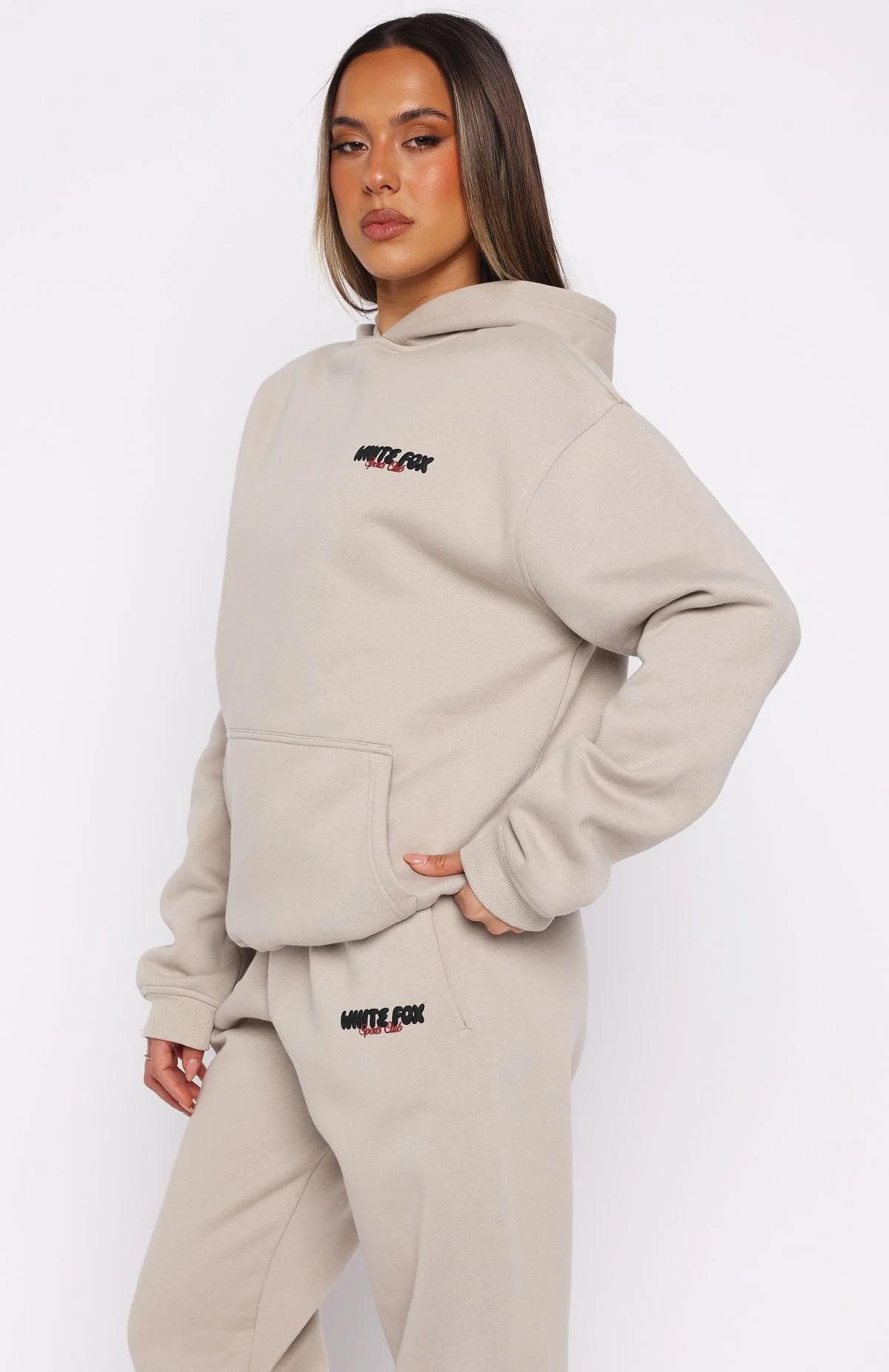 Club 14 Trinity Oversized Hoodie Moon - Image 4