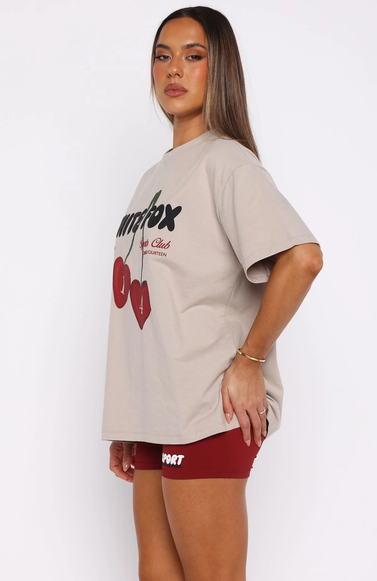 Club 14 Trinity Oversized Tee Moon - Image 3