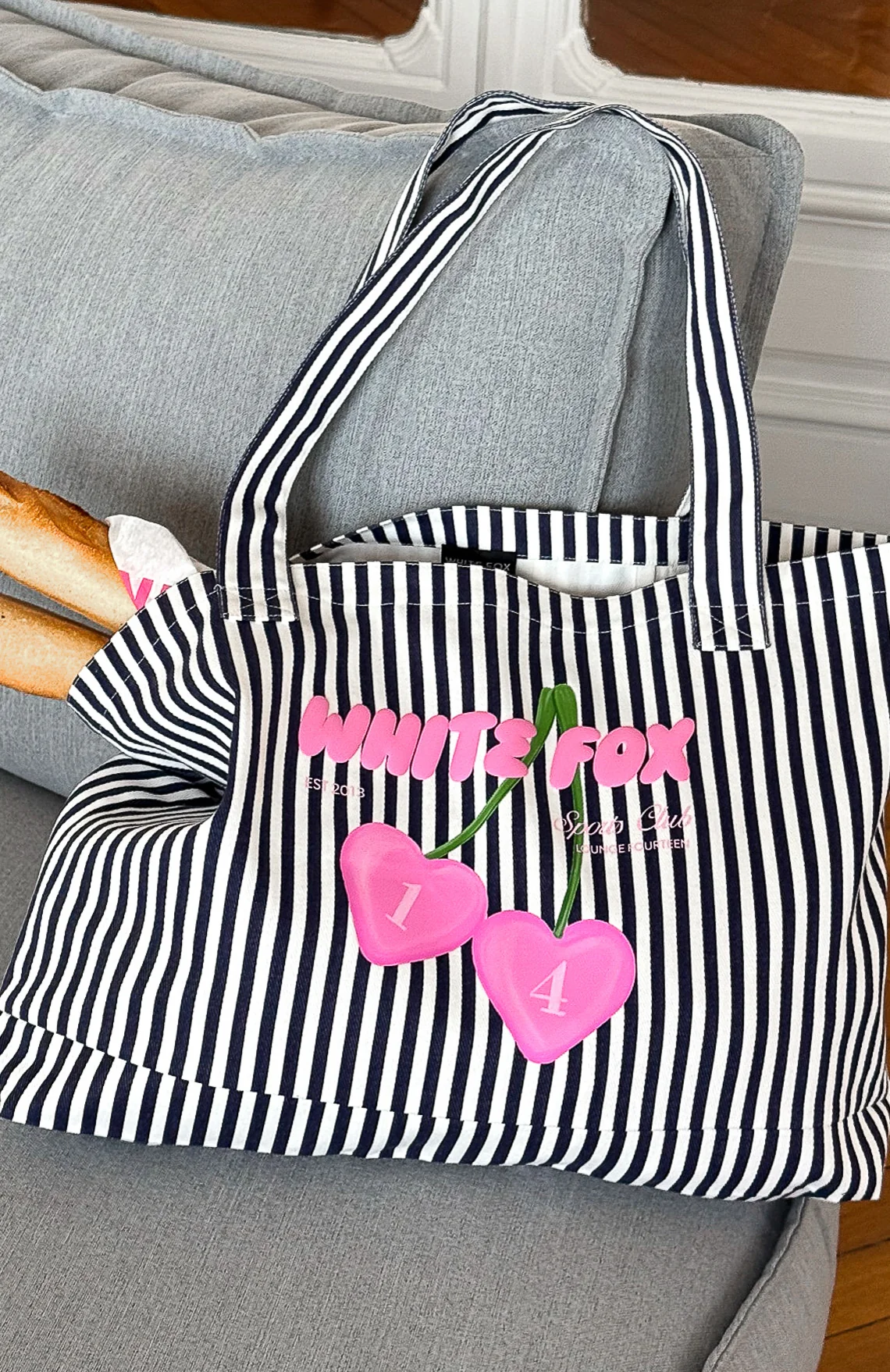 Club 14 Trinity Tote Bag Navy - Image 2