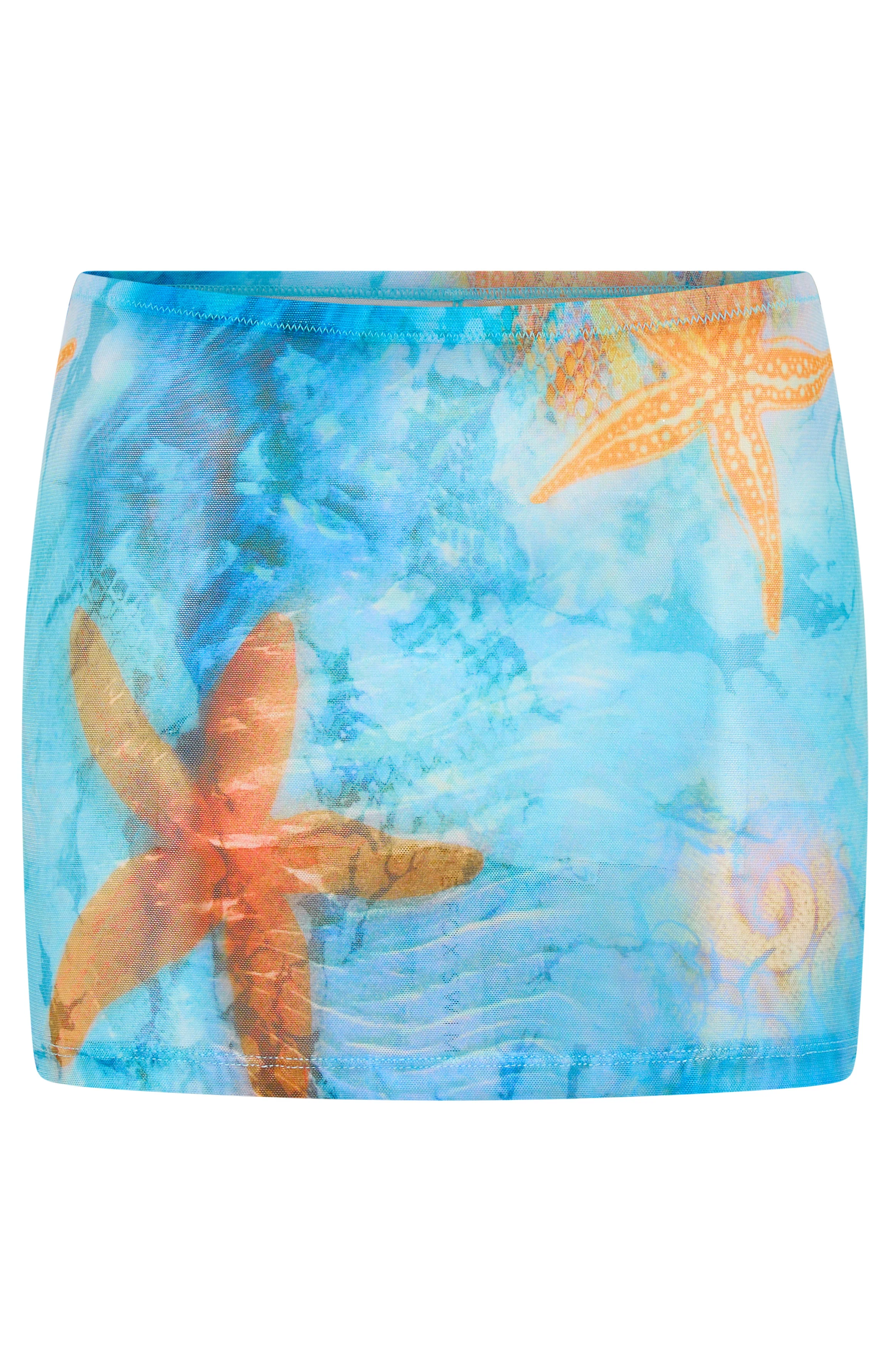 Coastal Breeze Mini Skirt Coastal Treasure - Image 6