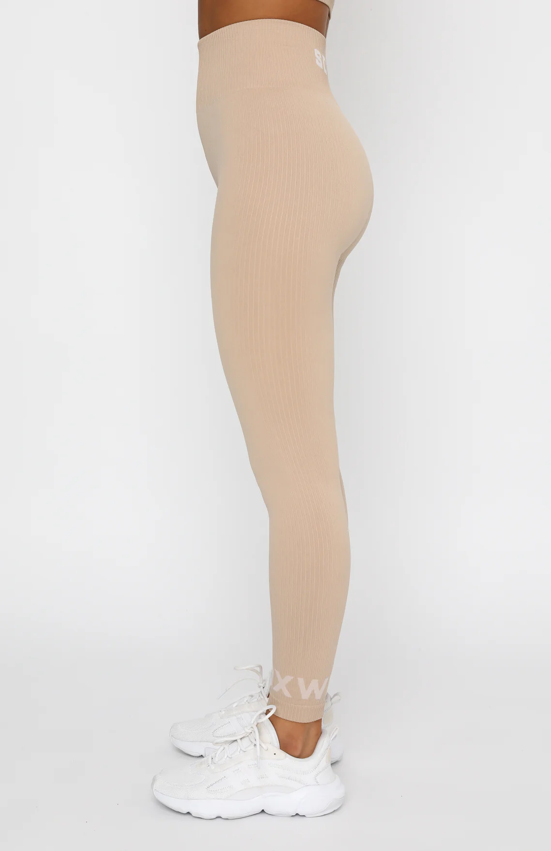 Coffee Date Seamless Leggings Sand - Image 3