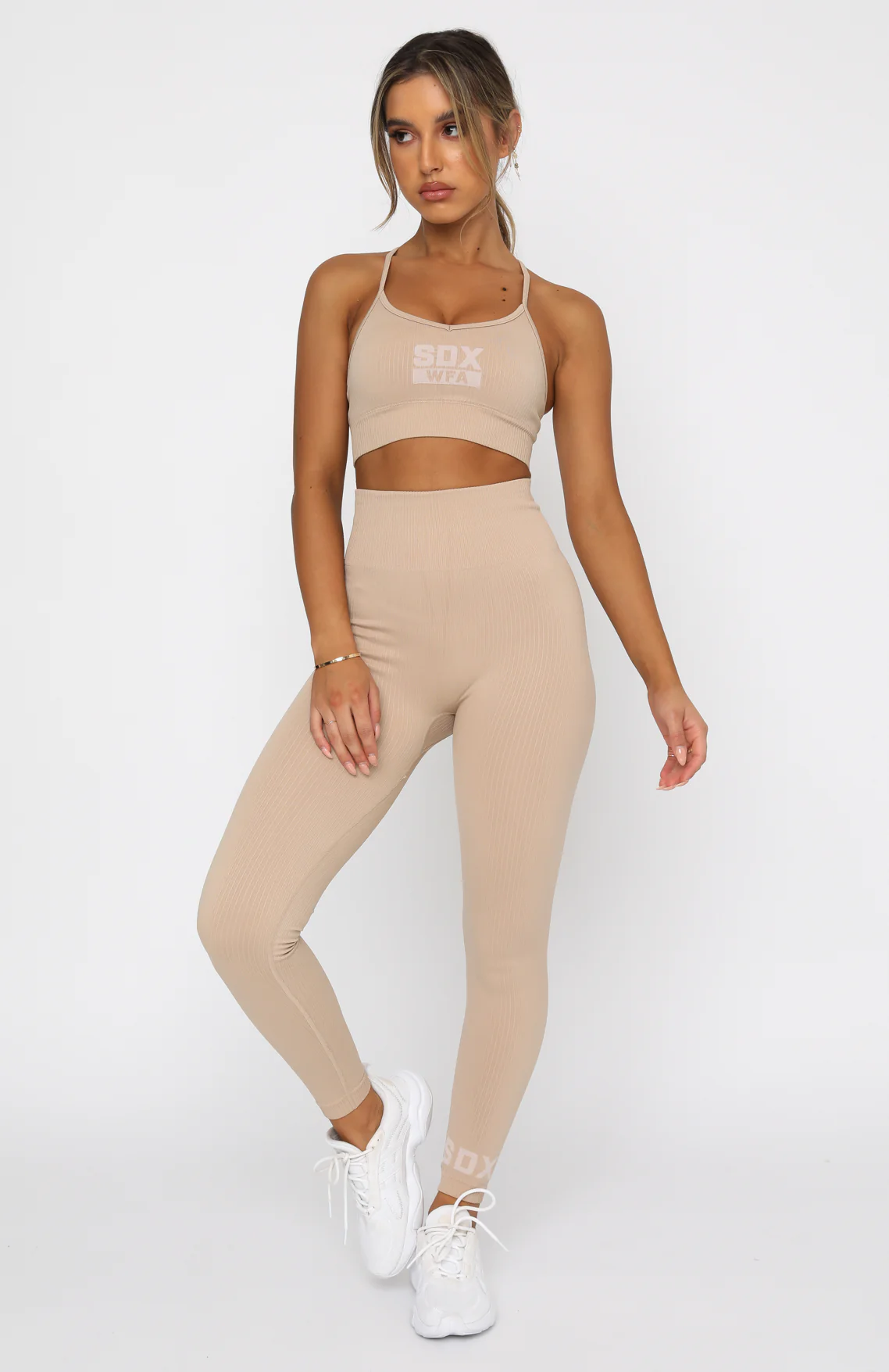 Coffee Date Seamless Leggings Sand - Image 5