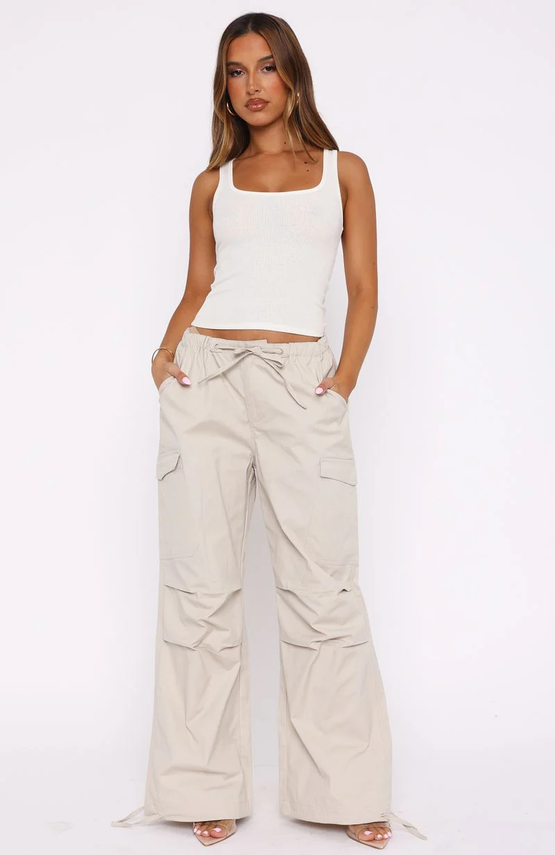 Commodity Parachute Pants Stone - Image 2