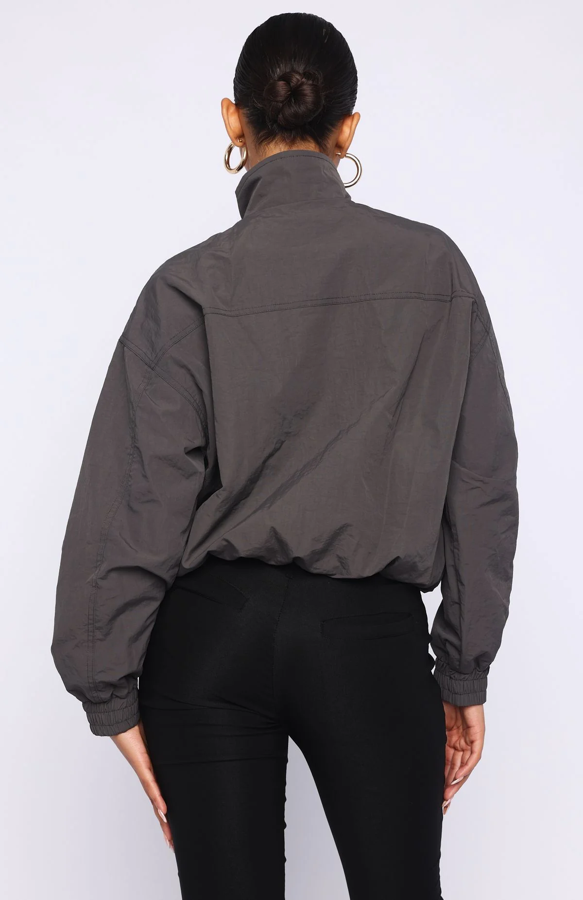 Cool Vibe Funnel Neck Jacket Steel - Image 4