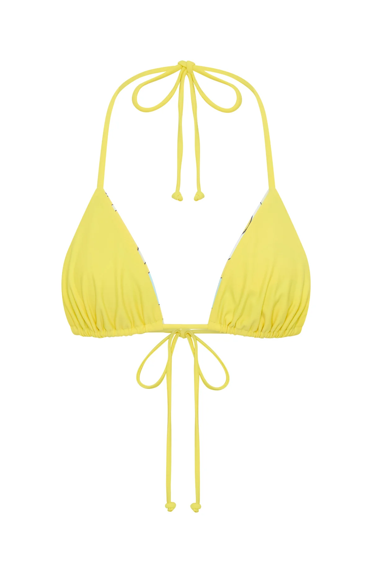 Coolum Reversible Bikini Top Lemontini Fizz - Image 8