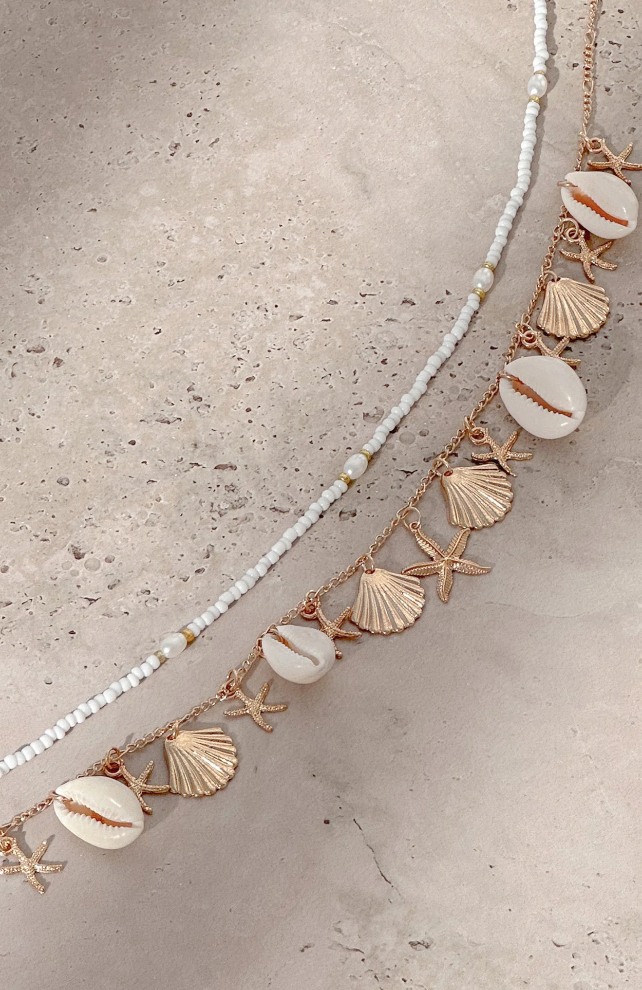 Cora Body Chain White/Gold - Image 3