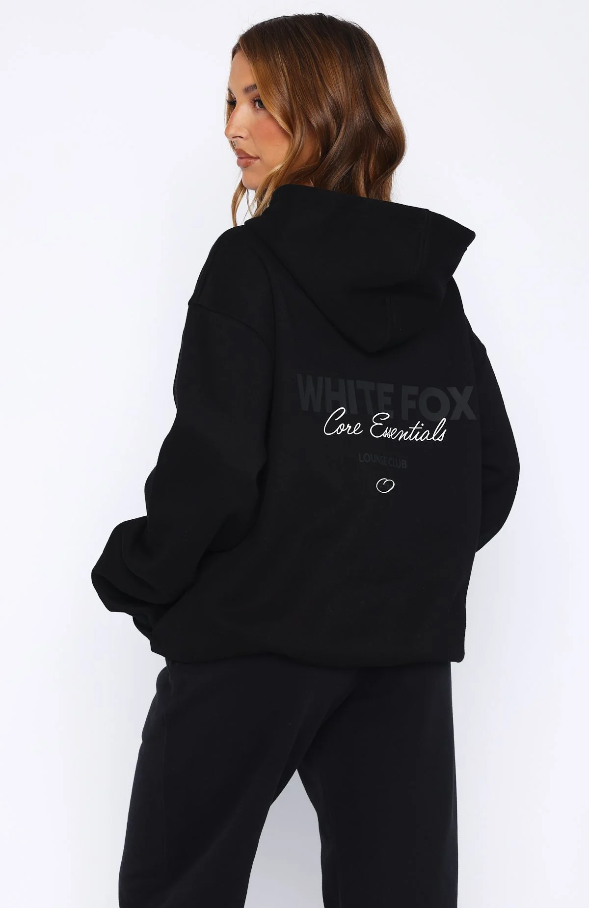 Core Essentials Oversized Hoodie Black - Image 5