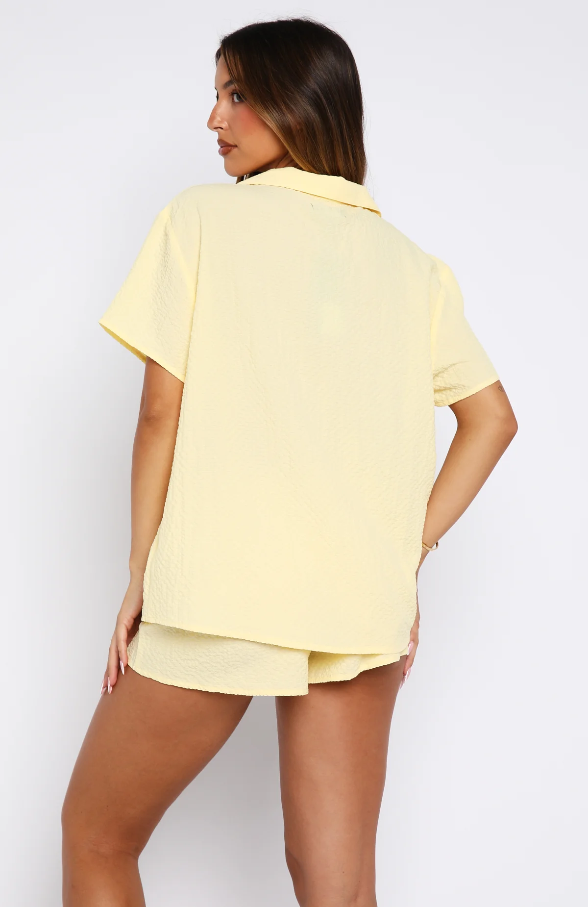 Cosy Dreams Pyjama Set Lemon - Image 4