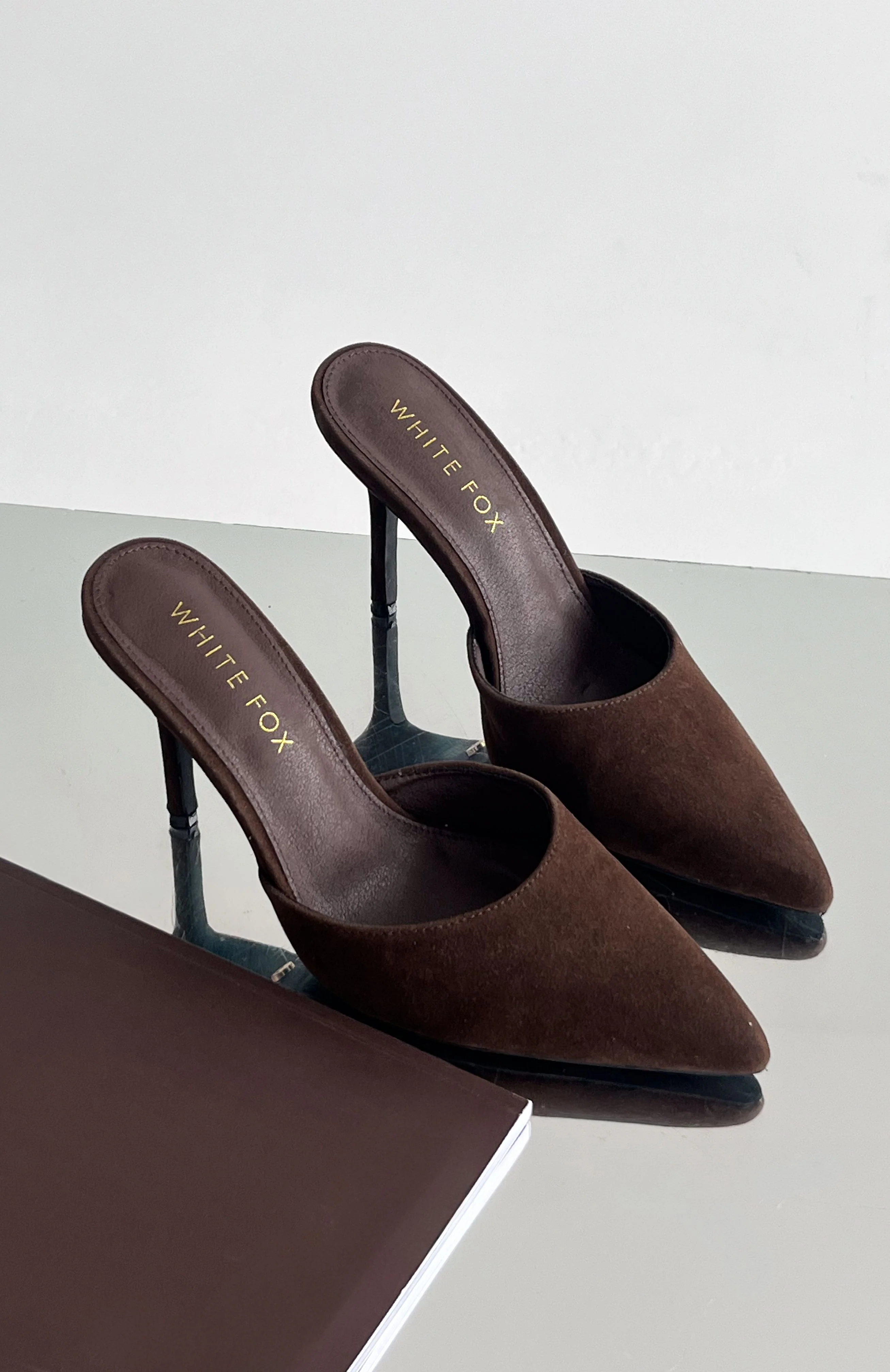 Cyrilla Mules Chocolate