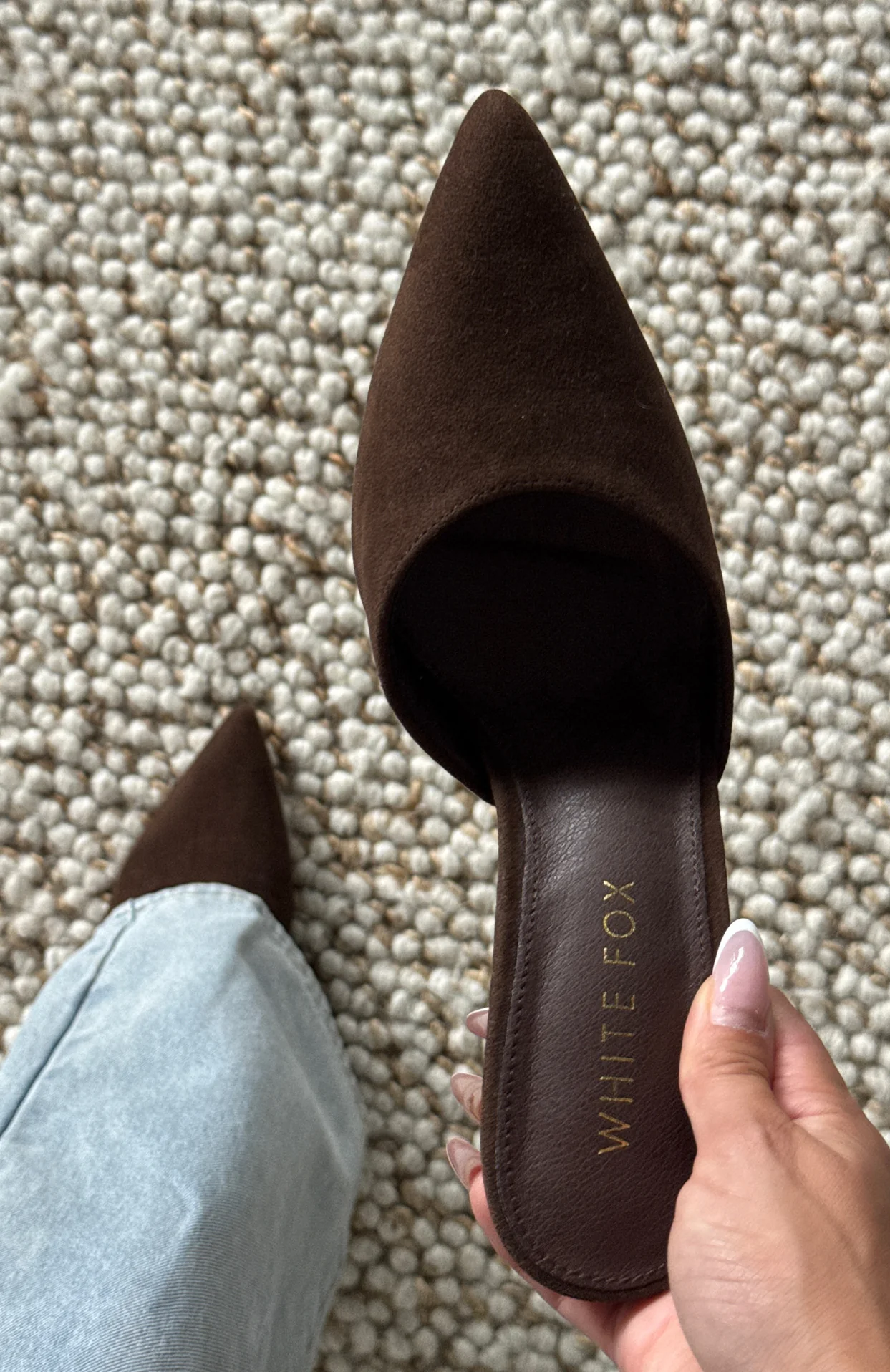 Cyrilla Mules Chocolate - Image 3