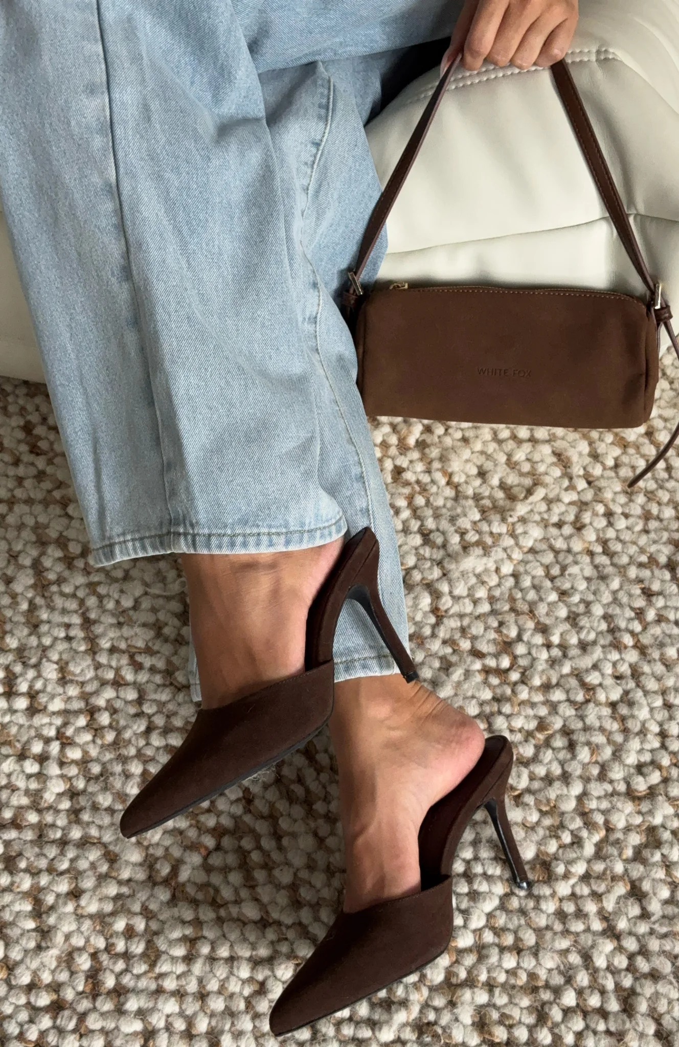 Cyrilla Mules Chocolate - Image 7