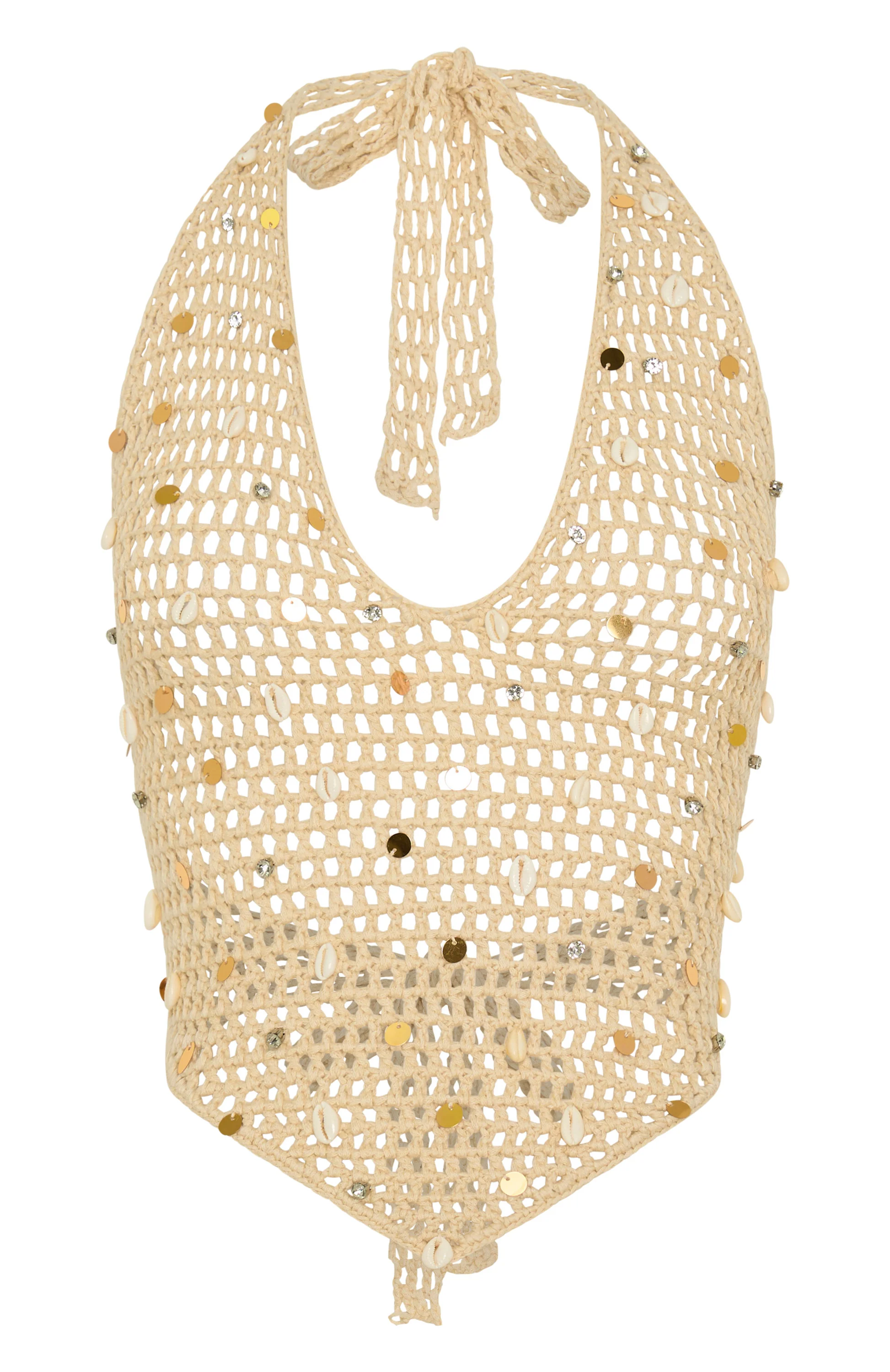 Dance With You Crochet Top Sand - Image 6