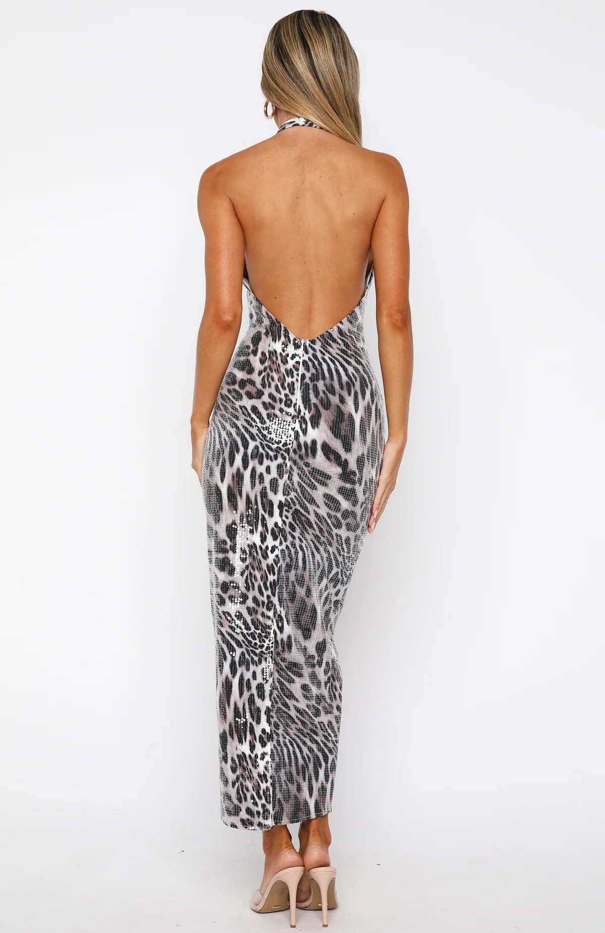 Dancing In The Dark Sequin Maxi Dress Savage Allure - Image 5