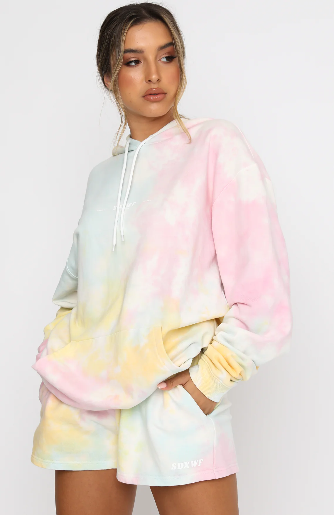 Date Night At Home Oversized Hoodie Popsicle - Image 2