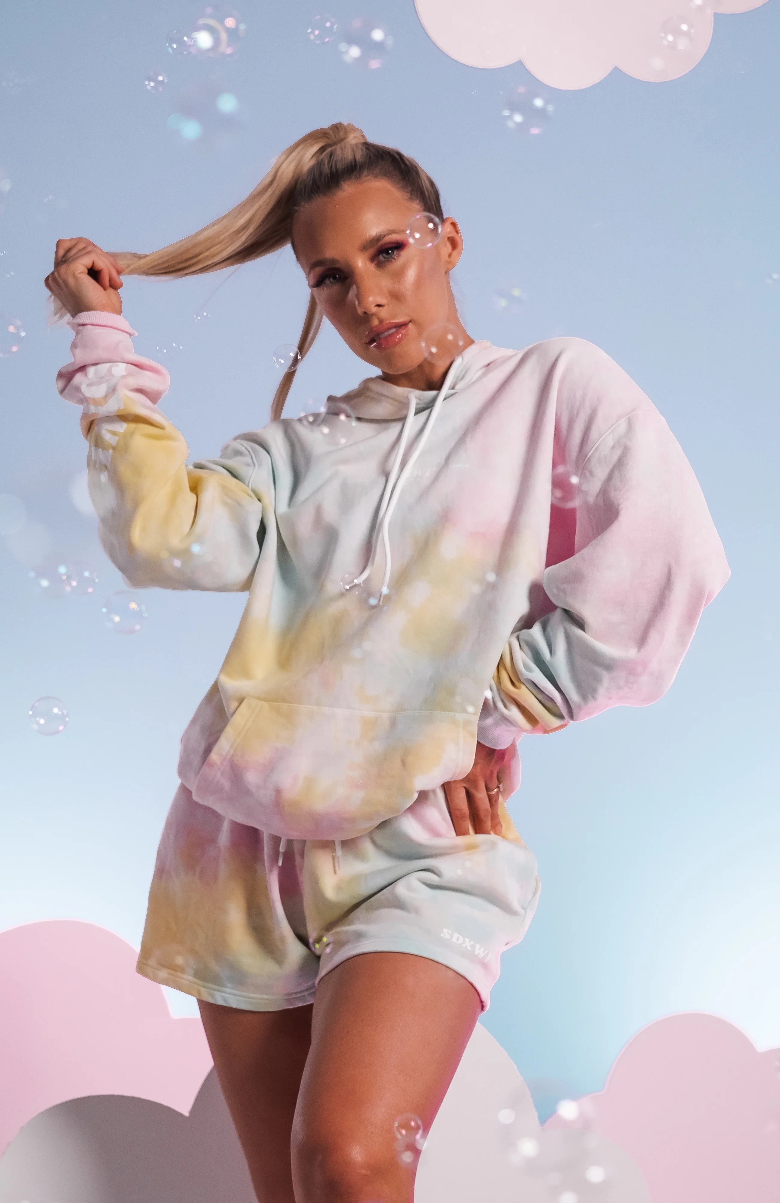 Date Night At Home Oversized Hoodie Popsicle - Image 9