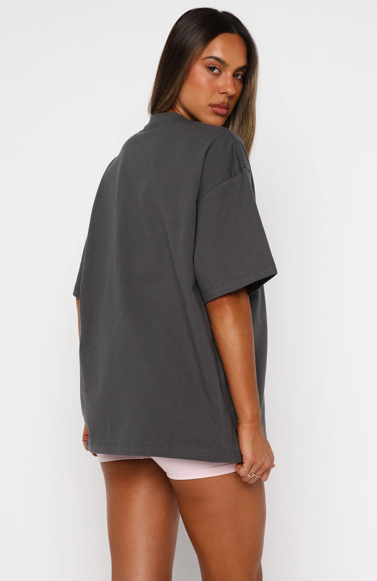 Daydreamers Angelina Oversized Tee Volcanic - Image 4