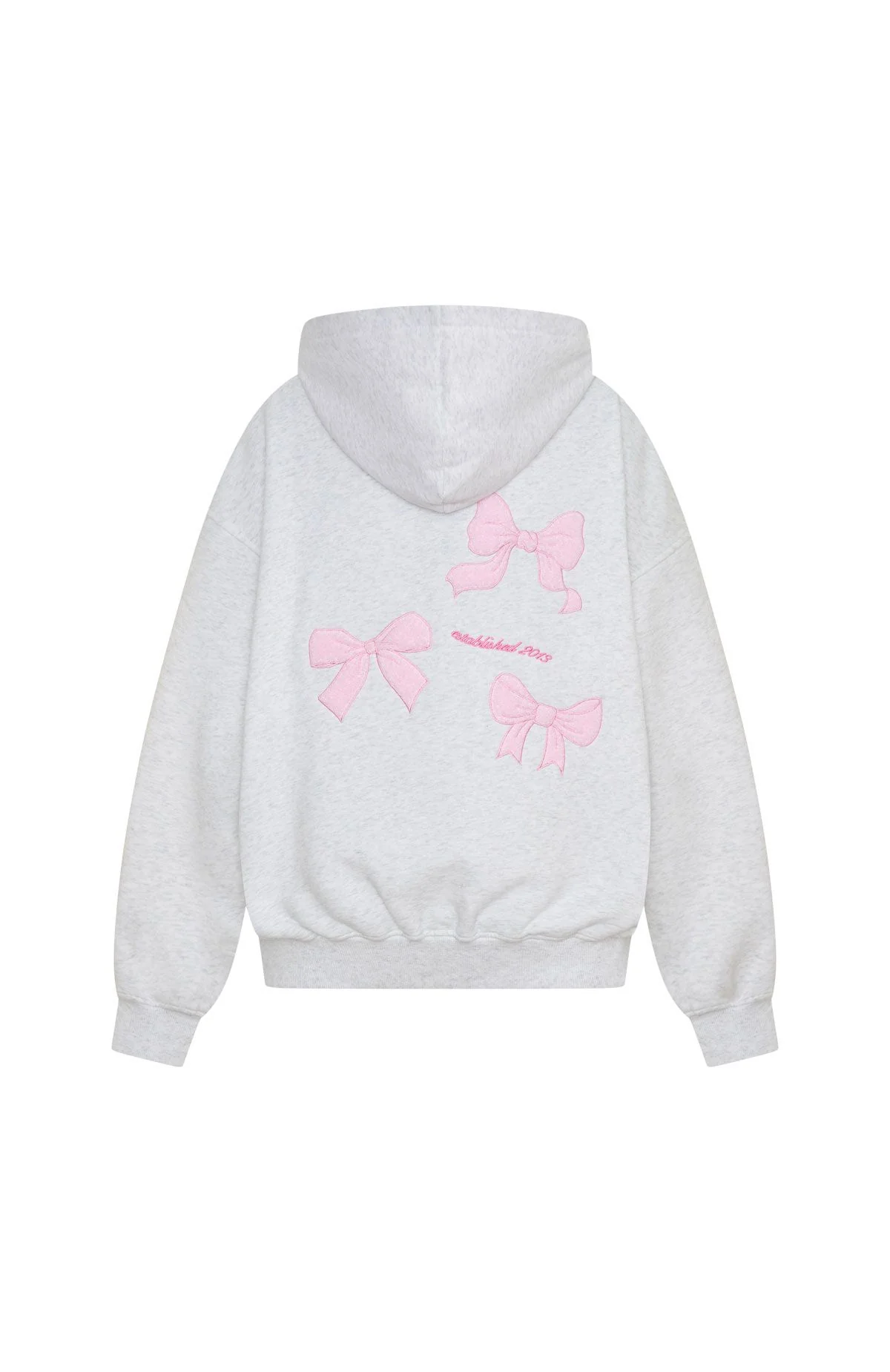 Daydreamers Madeline Oversized Hoodie Grey Marle - Image 6