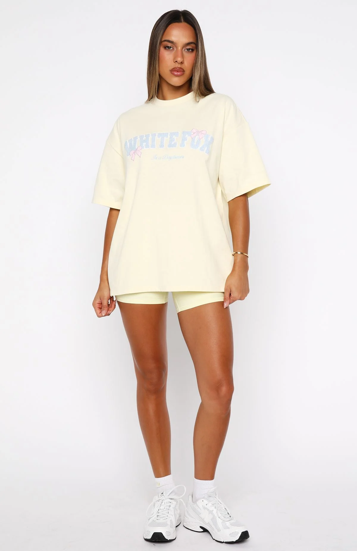 Daydreamers Madeline Oversized Tee Lemon - Image 5