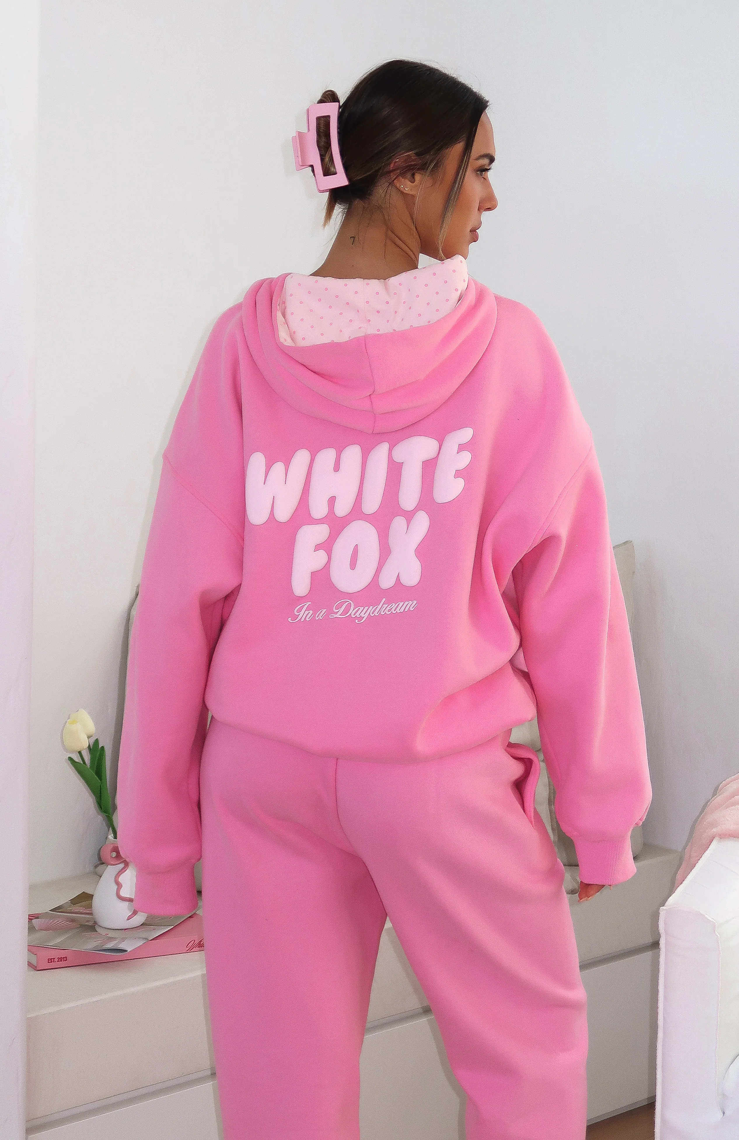 Daydreamers Nadia Oversized Hoodie Bubblegum - Image 9