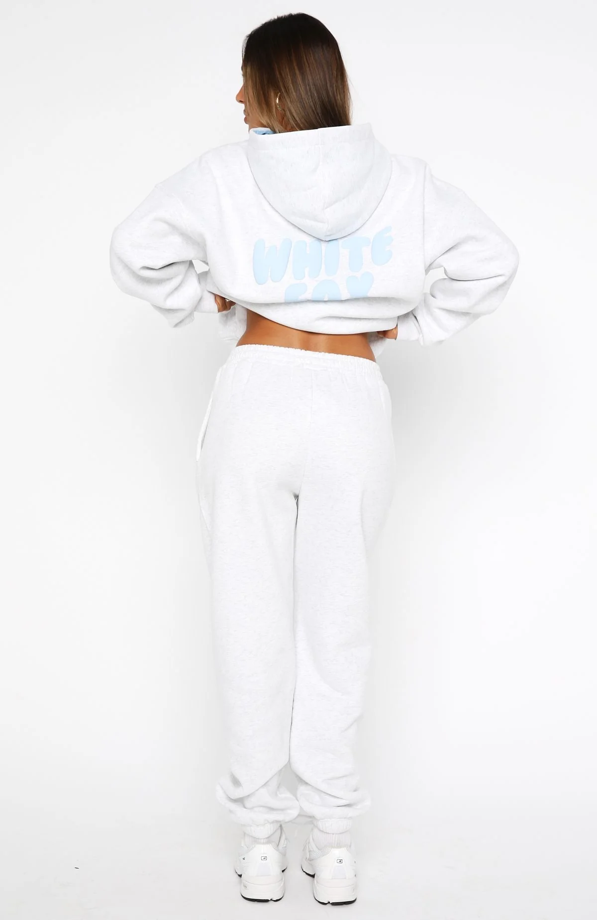 Daydreamers Nadia Sweatpants Grey Marle - Image 4