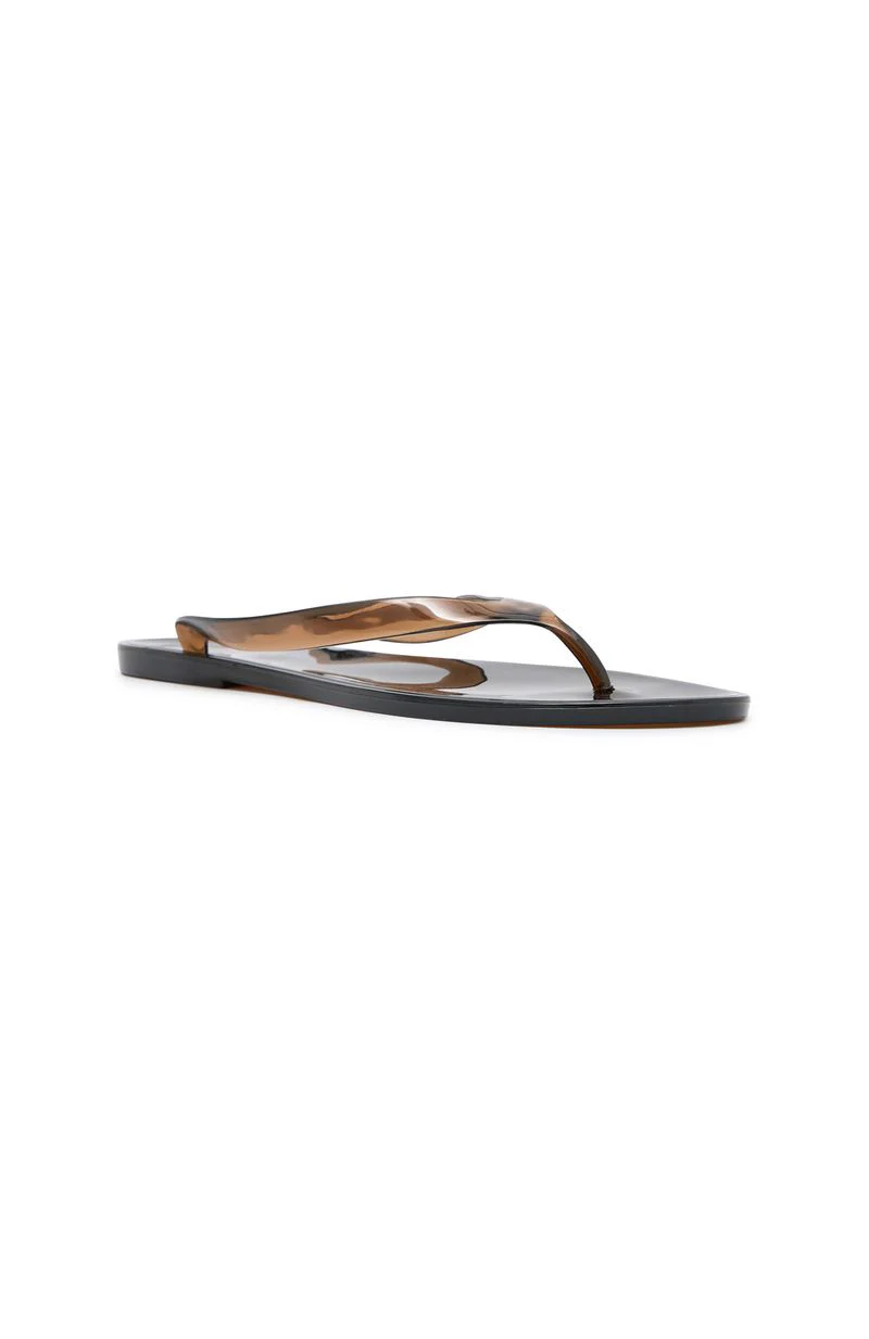 Dean Jelly Thong Sandals Chocolate - Image 5