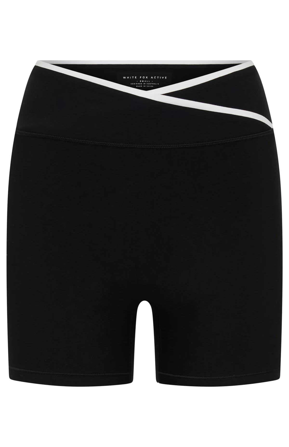 Defence Bike Shorts Black/White - Image 6
