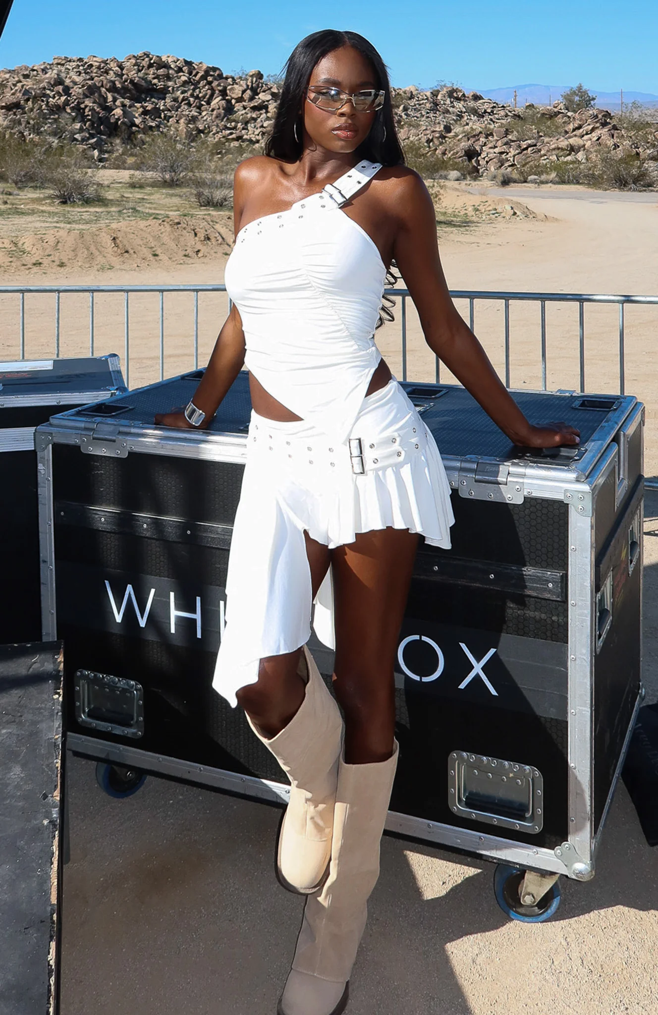 Desert Dreams Mini Skirt Cream - Image 6