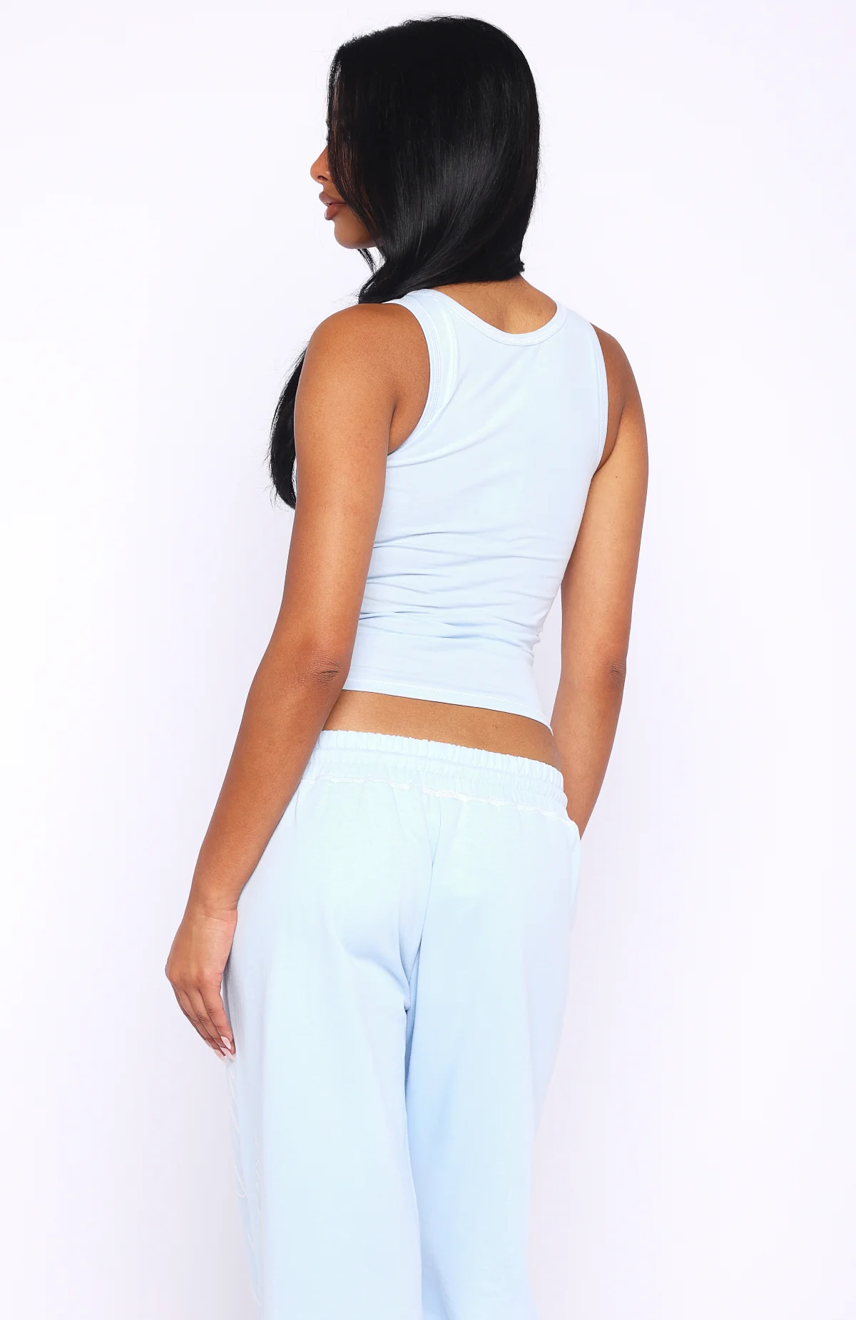 Don't Need Anyone Tank Top Baby Blue - Image 5