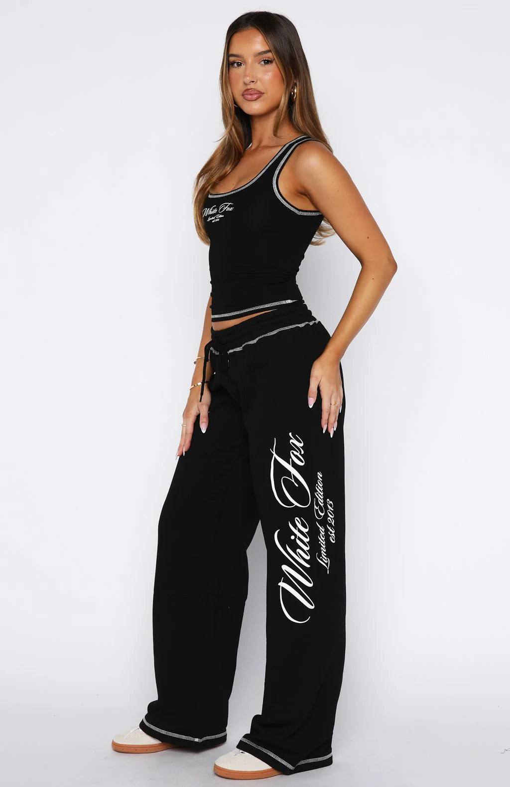Don't Need Anyone Track Pants Black - Image 4
